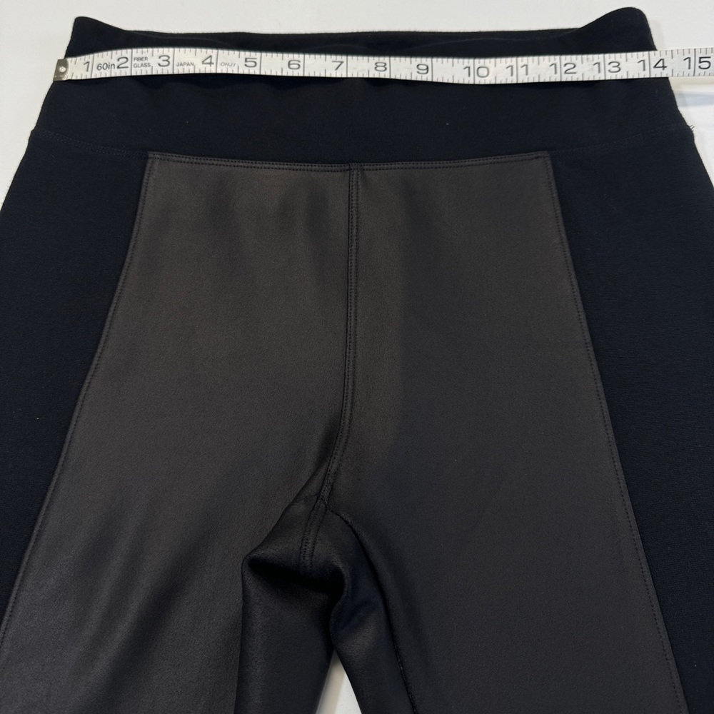 Express Faux Leather Black Leggings Size Medium - Picture 3 of 6